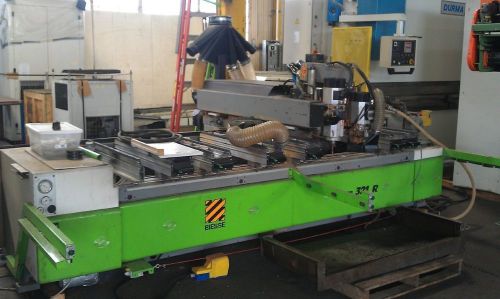 BIESSE ROVER 321 R CNC POINT TO POINT ROUTER. MULTIPLE SPINDLES 107&#034; TABLE