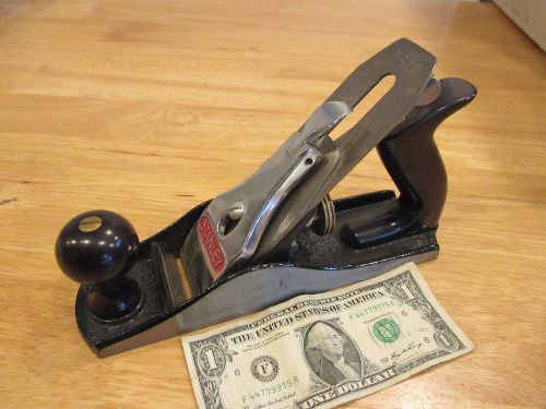 BAILEY NO.4 COLLECT. WOOD PLANE BY &#034;STANLEY&#034;/MADE IN ENGLAND/MODEL: G12-004 NICE