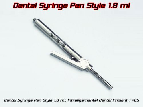 Dental Syringe Pen Style 1.8 Ml Intraligamental Dental Implant 1 Piece