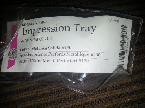 Impression Tray #30 Lower Solid Metal Schein
