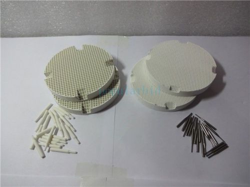 4 dental lab porcelain honeycomb firing trays with 20 zirconia and 20 metal pins for sale