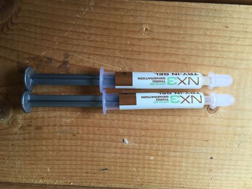 2 kerr nx3 third generation try in gel 1 white 1 clear for use with ceramics for sale