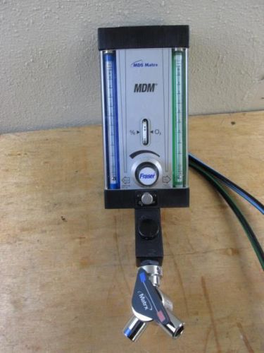 Fraser mds matrx mdm upright flowmeter for analgesia nitrous oxide delivery for sale