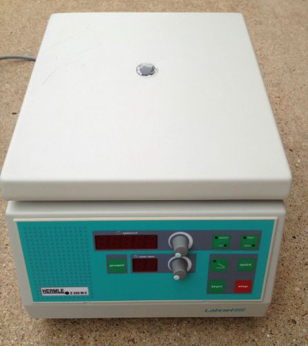 Labnet Hermle Z 233 M-2 Table Top Centrifuge w/o Rotor