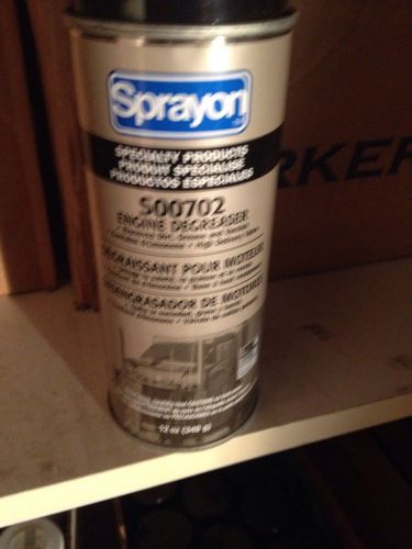 Sprayon s00702 engine degreaser 12oz - remove dirt grease varnish (lot of 12) for sale