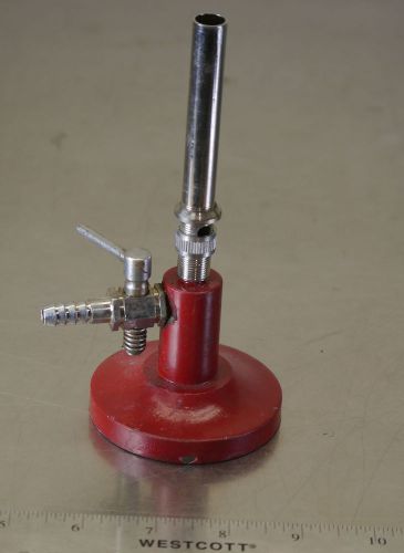 Bunsen burner with adjustable needle valve GOOD