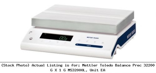 Mettler Toledo Balance Prec 32200 G X 1 G MS32000L, Unit EA Scale