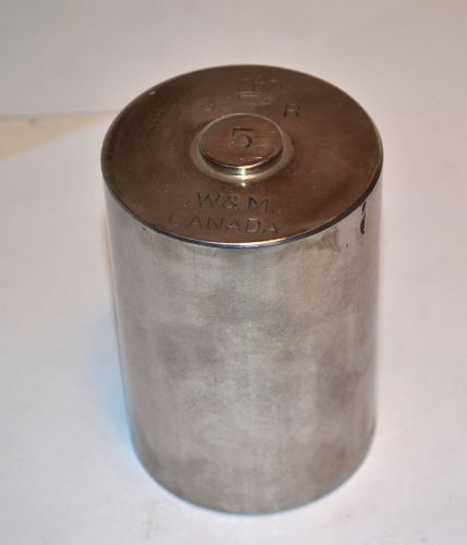 DOMINION OF CANADA TRADE COMMERCE STANDARD DIVISION 5 LB Stainless Steel WEIGHT