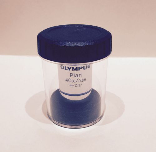 Olympus Plan 40x/0.65 Objective *Free Shipping*