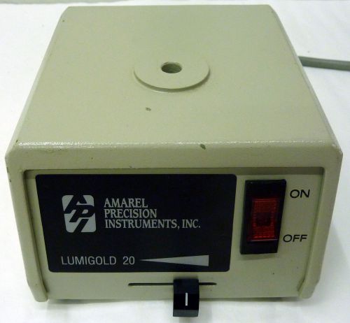AMAREL LUMIGOLD 20 MICROSCOPE LAMP LIGHT SOURCE TRANSFORMER POWER SUPPLY
