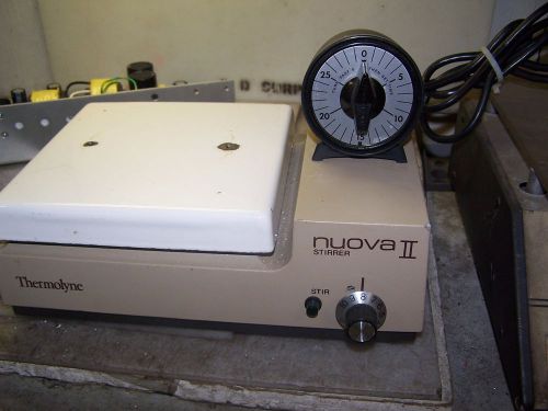 BARNSTEAD THERMOLYNE NUOVA 11 STIRRER PLATE S18525 WITH BUILT IN TIMER WORKING