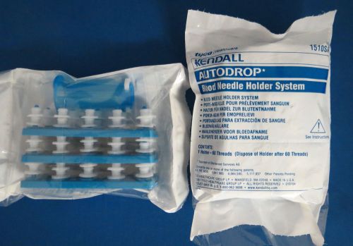 Kendalls AutoDrop Blood Needle Holder System Case of 50 packs # 1510SA