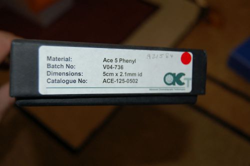 New HPLC column ACT Ace 5 Phenyl 50x2.1 mm , cat no  ACE-125-0502