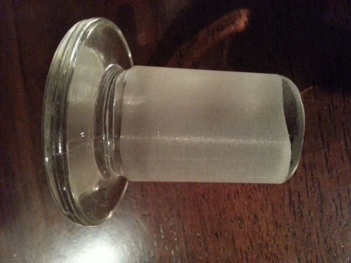 ST 34 solid ground glass stopper lab glass Pyrex laboratory chemistry apothecary