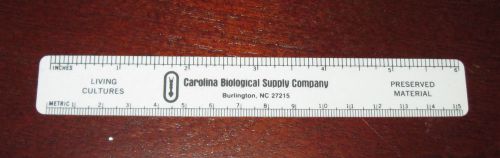 Carolina biological supply co - 6&#034; ruler - advertising living creatures for sale