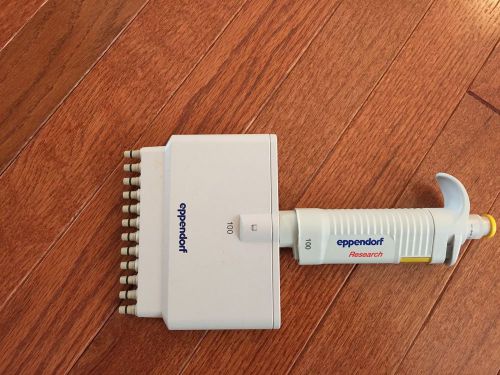Eppendorf Research 8 Channel Channel 10-100ul Pipette