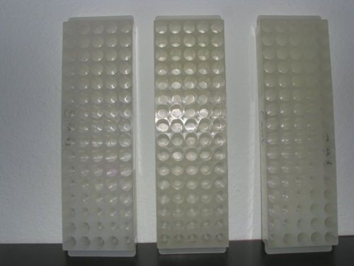 Three centrifuge tube racks - each with 80 positions for 1.5ml tube