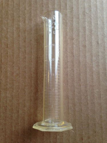 Nalgene plastic lab 25ml graduated cylinder for sale