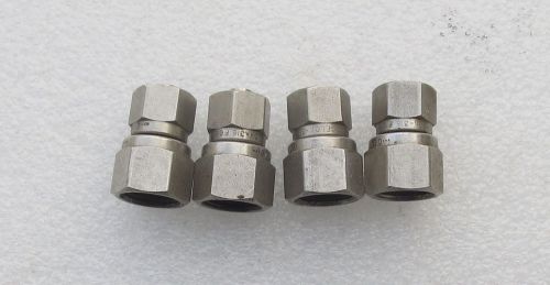 Lot of 4 Swagelok 3/8&#034; X 1/4&#034; Stainless Steel SS  Union