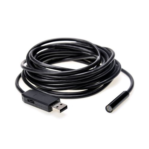 5M Ajustable 6 LED USB2.0 Endoscope Borescope Inspection Snake Tube Video Camera