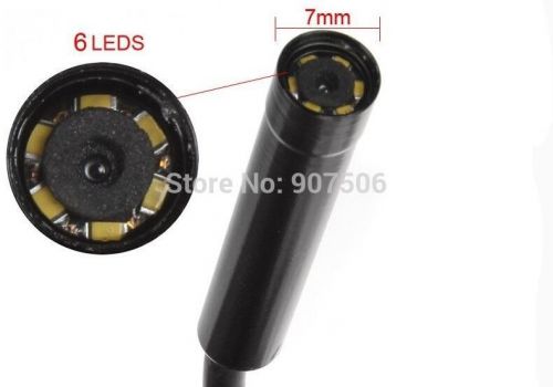 New dia 7mm 7m usb endoscope pipe inspection camera hd 720p with 6 leds for sale