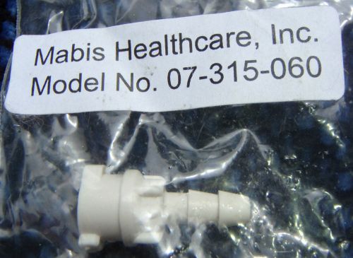 New White Plastic Mabis Healthcare, Inc. Model No. 07-315-060 Tube Adapter Piece