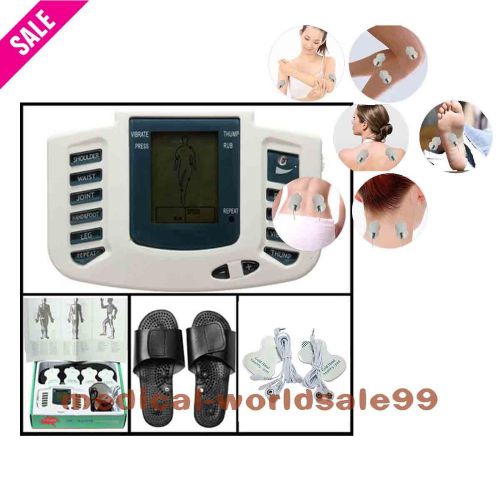 Digital Stimulator Massager Full Body Relax Pulse Acupuncture Therapy with Slipp