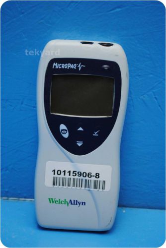 Welch allyn micropaq 404 ekg / spo2 transmitter/patient telemetry monitor ! for sale
