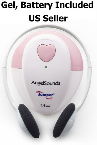 Angelsounds jpd-100s 3mhz fetal doppler, prenatal baby heart monitor, us seller for sale