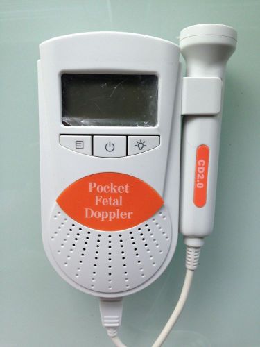 Sonoline B Fetal heart doppler LCD display 3MHz-Orange with GEL-FDA Approved