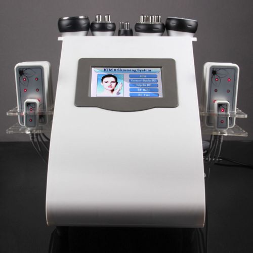 6 in1 radio frequency vacuum 40k cavitation 8 pads lipo laser lllt spa machine for sale