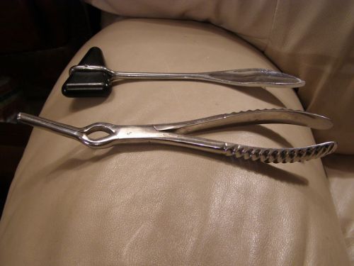 MEDICAL DOCTORS DENTIST PLIERS REFLEX HAMMER TOOLS