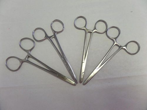 Lot of 4 Surgical Forceps 2 Amico 1 Crown &amp; 1 Sicoa *See Pics*