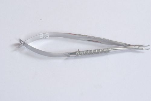 a100% New SS micro Needle Holder 11mm long jaws with lock Ophthalmic Instruments