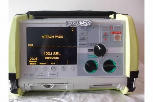 Zoll m series biphasic, pacing, 3 lead, ecg analyze monitor gc!!! for sale