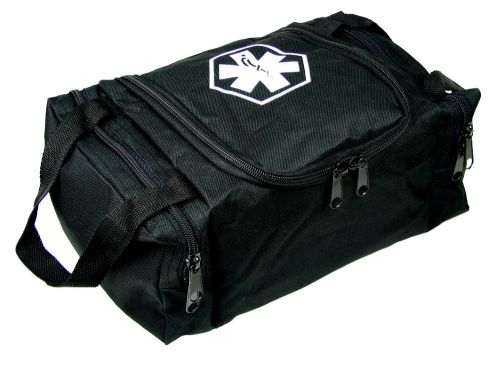 Dixie Ems First Responder EMT Jump Trauma Bag - Tactical Black 10.5&#034;x 5&#034; x 8&#034;