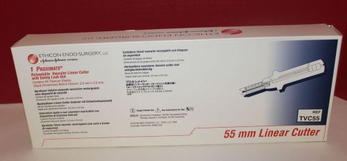ETHICON PROXIMATE TVC55  RELOADABLE VASCULAR LINEAR CUTTER W/SFTY LOCK EXP 2016