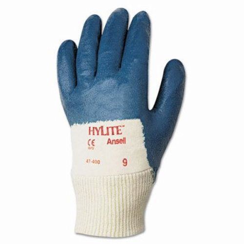 Ansellpro Palm Coated Multi-Purpose Gloves, Blue/White, Size 9 (ANS474009)
