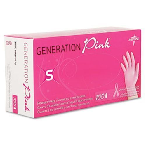 TWO BOXES Generation PINK 3G Small Synthetic Exam Gloves Pink 100/Box PINK6074