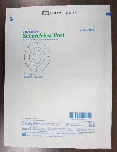 Centurion SCVP66XT SecureView Port Window Dressing w/Adhesive Free Zone (lot/4)
