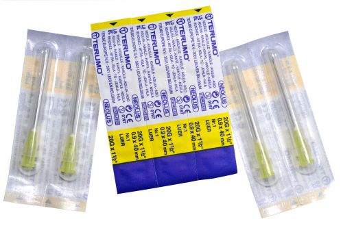 50 60 80 100 20g yellow 1.8x40 terumo needles ink refill blue fast free uk cheap for sale