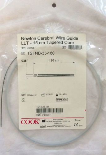 COOK Newton Cerebral Wire Guide LLT-15cm Tapered Core  .035&#034; X 180cm REF: G00957