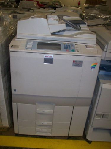 Ricoh aficio mp c5000 color copy print scan ~ and finisher only 170 k copies for sale