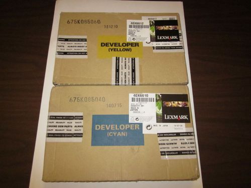 New Genuine Xerox 675K085040 Cyan 675K085060 Yellow Developer WC 7525 7530 7535