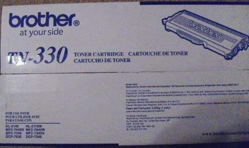 Brother TN-330 Black Ink Toner Cartridge NEW SEALED IN BOX FREE SHIPPING