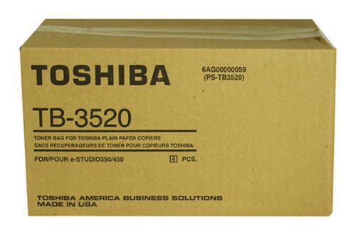 Toshiba TB3520 E-studio350/352/353/450/452/453 Waste Toner Bags [4 Bags/ctn]
