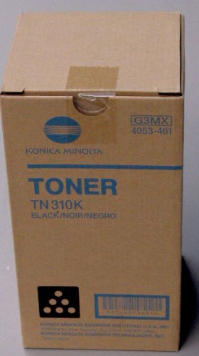 Konica Minolta TN310 CMYK toner set with FREE WASTE TONER BOTTLE!