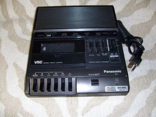 Panasonic VSC Cassette Transcriber Dictation RR-830 Tested Works