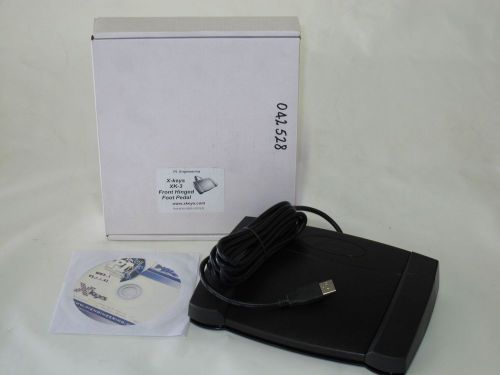 NEW USB Foot Pedal X-Keys XK-0985- UDP3 Front Hinged - 3 for sell-