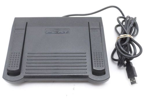 Infinity usb foot pedal p/n in-usb-1 for computer dictation transcriber - tested for sale